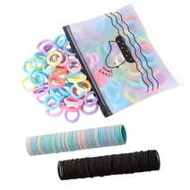 300 Pack Hair Ties Laicky Baby Toddlers Girls Elastics Hair bands Black Colorful Small Rubber Bands Ponytail Pigtails Holders Not Harm to Hair