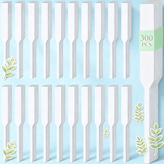 300 Pack Perfume Test Strips, Disposable Paper Scent Testing Strips for Essential Oil, Perfume, Diffuser and Aromatherapy Fragrance Testing