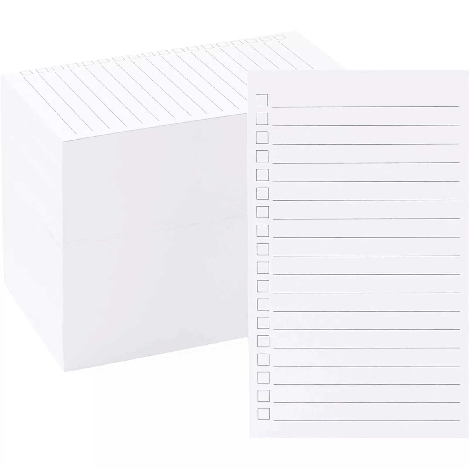 300 Pack Vertical Ruled Index Cards 3x5 with Check Boxes for Daily ...