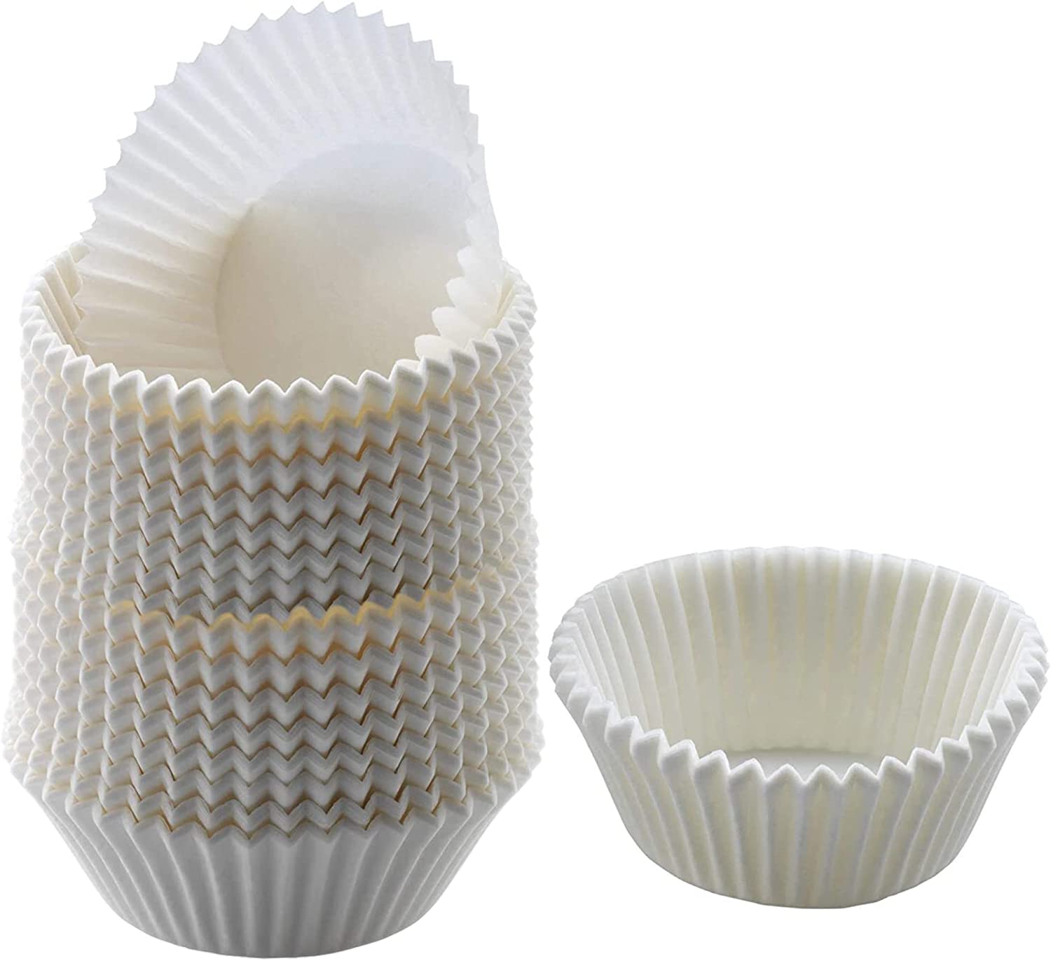 300Pack White Cupcake Liners Standard Size Bake More Cupcakes with