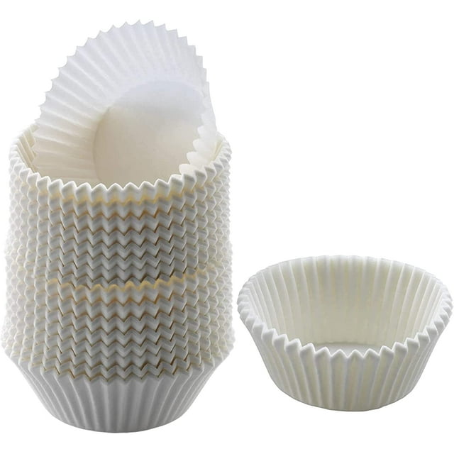 300Pack White Cupcake Liners Standard Size Bake More Cupcakes with