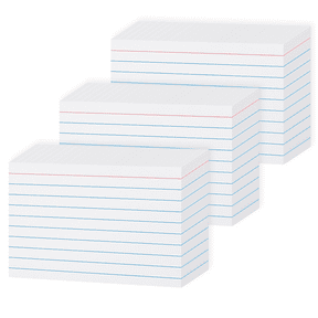 3 x 5 Notecards for Office and Study Use