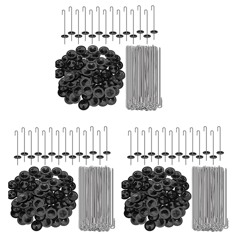 300 Packs Solar Panel Guard Clips, Stainless Steel Wire Fence Fasteners Animal Guard Roll Kit for Solar Panel