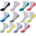 thumbnail image 1 of 300 Pairs Wholesale No Show Sneaker Socks Women Casual Invisible liners Peds Shoe Size 9-11 (Color, 25 DOZ), 1 of 1
