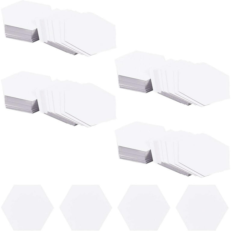 200 Pezzi Sagome Di Carta Per Quilting - Template English Paper Piecing Per Patchwork - Foto 4
