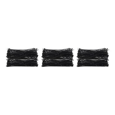 150-Pack Industrial 24" Black Nylon Cable Ties – Heavy Duty Wire Ties, Wholesale Bulk