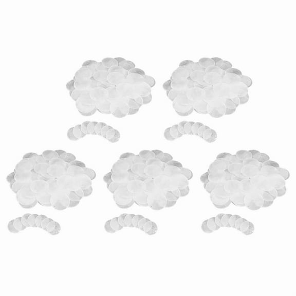 300 Pcs 2 Inch Round Capiz Shells with 2 Holes Round Natural Shell White Shells for Wind Chimes Jewelry Making