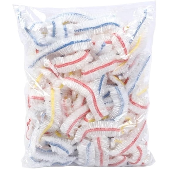300 Pcs 36CM Elastic Food Cover Bags, Reusable Disposable Stretch Plastic Bowl Plate Wraps for Kitchen Fresh Keeping
