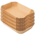 thumbnail image 1 of 300 Pcs Air Fryer Liners Disposable Dual Air Fryer Liners,300PCS Rectangle Air Fryer Accessories,Baking Parchment Paper Liners for Baking Roasting 8.66x5.51x1.77inch, 1 of 11