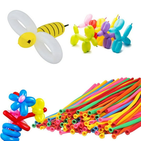 FUEENIRVA Jumbo Balloons Long Balloon Random Color 300Pack
