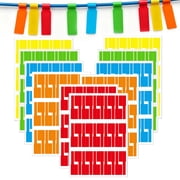 300 Pcs Cable Labels, 5 Colors Waterproof Cord Label Electronics Tags for Cables Management, Self Adhesive Wire Labels,Laser Printer and Handwriting