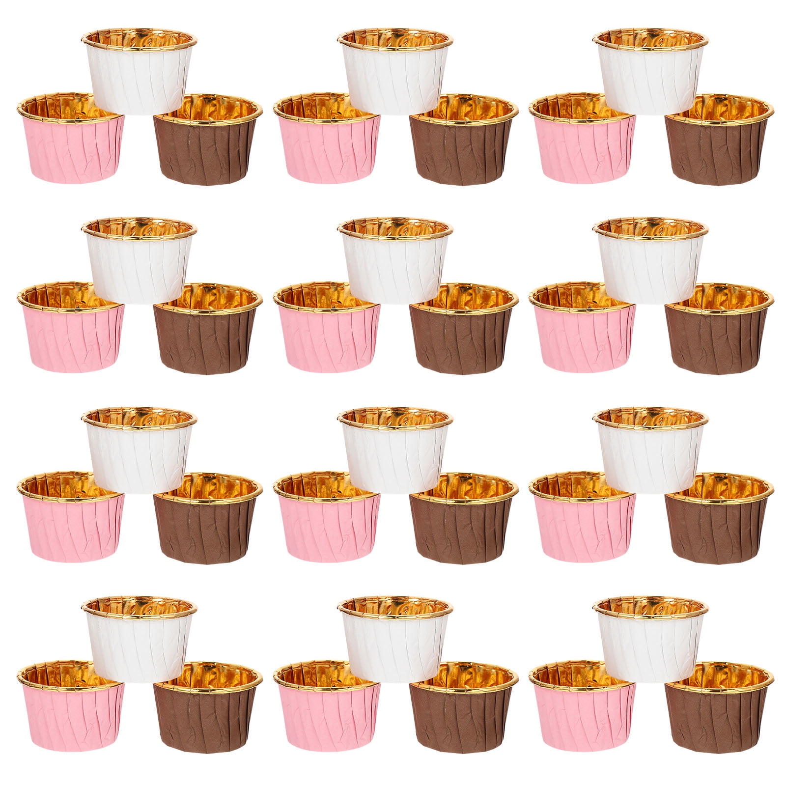 300 Pcs Cake Cup Paper Cups Muffins Cupcake Baking Liners Foil Wrappers ...