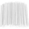 thumbnail image 1 of 300 Pcs Clear Jumbo Smoothie Boba Straws,Plastic Milkshake Disposable Wide-mouthed Large Individually Wrapped Straws(0.43" Wide X 9.45" Long), 1 of 7