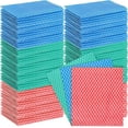 thumbnail image 1 of 300 Pcs Disposable Dish Cloths for Kitchen Disposable Cleaning Cloth and Towels Handy Cleaning Wipes Disposable Rags for Kitchen and Office(Red, Green, Blue), 1 of 13