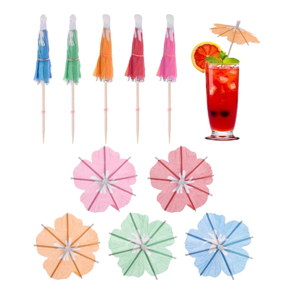 300 Pcs Drink Umbrellas Cocktail,3.9 Inch Cocktail Toothpicks