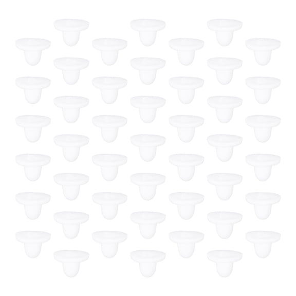 FONDOTIN White Earring Clip Cushion Pads, 300 Soft Comfortable Ear Accessories for Sensitive Ears