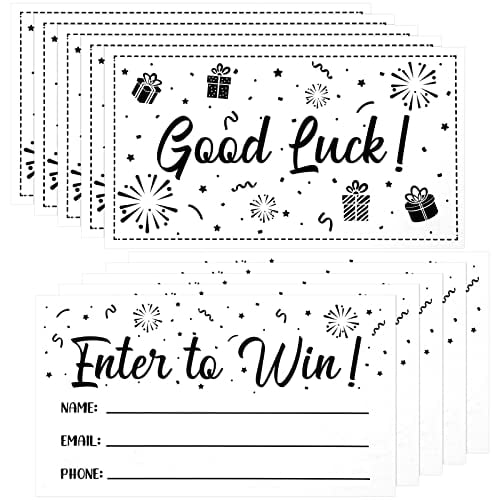 Raffle Ticket Template Printable Enter to Win Entry Form 