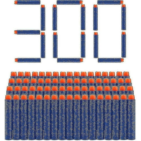 300 Pcs Foam Darts Refill for Nerf N-Strike Elite Series Blaster
