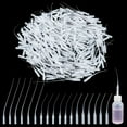 thumbnail image 1 of 300 Pcs Glue Micro-Tips 3 Styles Glue Tips Plastic Precision Glue Tips Glue Extender Precision Applicator for Arts Crafts Lab Dispensing Adhesive Dispensers, 1 of 6