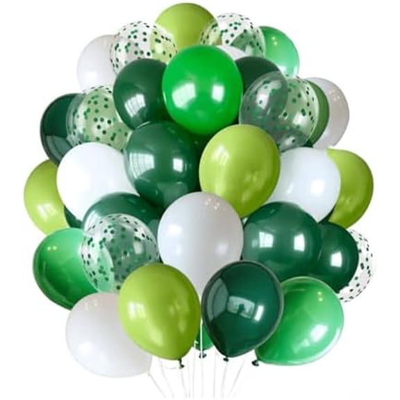 300 Pcs Green Balloons 12 Inch Different Shades of Green Party Balloon Set, of For Jungle Safari Party Supplies