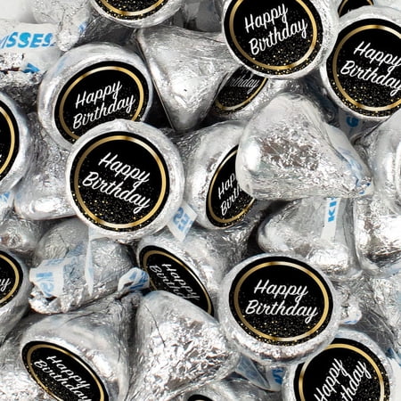255 pcs Birthday Candy Party Favors Chocolate Hershey's Kisses (2.5lb) - No Assembly Required