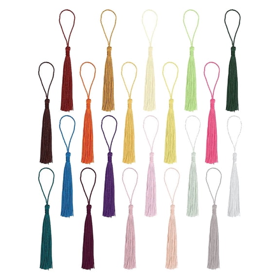 300 Pcs Keychain Tassel Dressing Accessories Curtains Fan Pendant Tassels Polyester