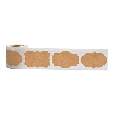 300 Pcs Kraft Tags Sticker Customize Holiday Present Labels for Jars, Gift, Name Tags, Xmas Stickers