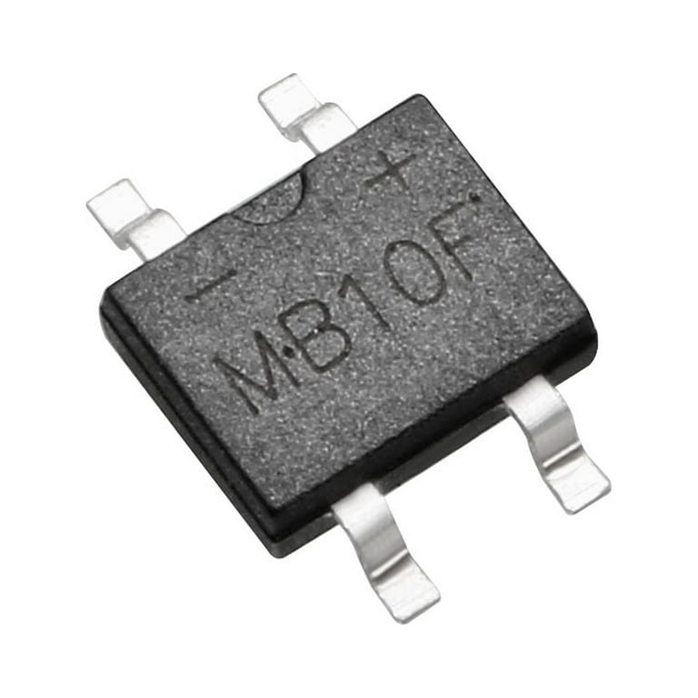 300 Pcs MB10F46MIL 4 Terminals SMD Bridge Diode Rectifier 94V 0.8A