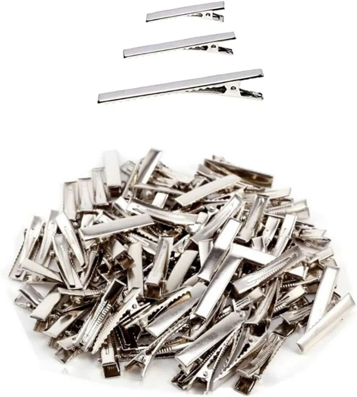 300 Pcs Metal Metal Hair Clips, Duck Billed Handcrafted DIY Curl Clips