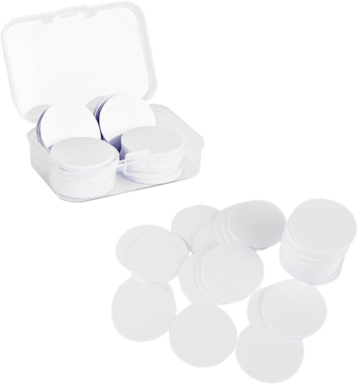 300 Pcs NTAG215 Chip NFC Round Cards 215 RFID Tag With Box Compatible ...