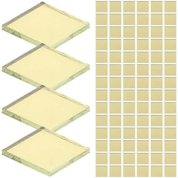300 Pieces Mosaic Tiles for Crafts and Home Decoration, Crystal Glass Stones, Manual Art Supplies