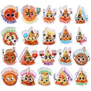 300 Pcs Pizza Scented Scratch and Sniff Stickers for Kids