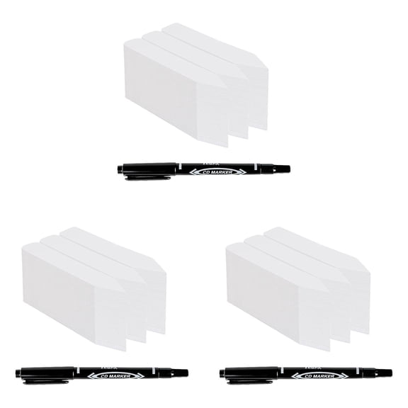 300 Pcs Labels for Outdoor Garden - 3.8 Inch Waterproof Tags for Seedlings, Vegetables, Flowers, and Nursery - Garden Markers & Identification Stakes (White)