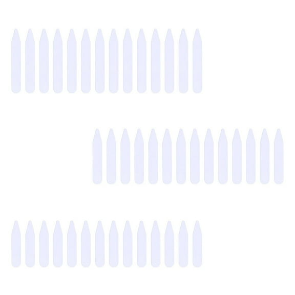 300 Pcs Plastic Collar Support Stays Shirt Magnets for Mens Shirts Men's