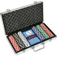 300 Pcs Poker Chip Set with Box for Texas Hold'em Poker, Poker Chip Set