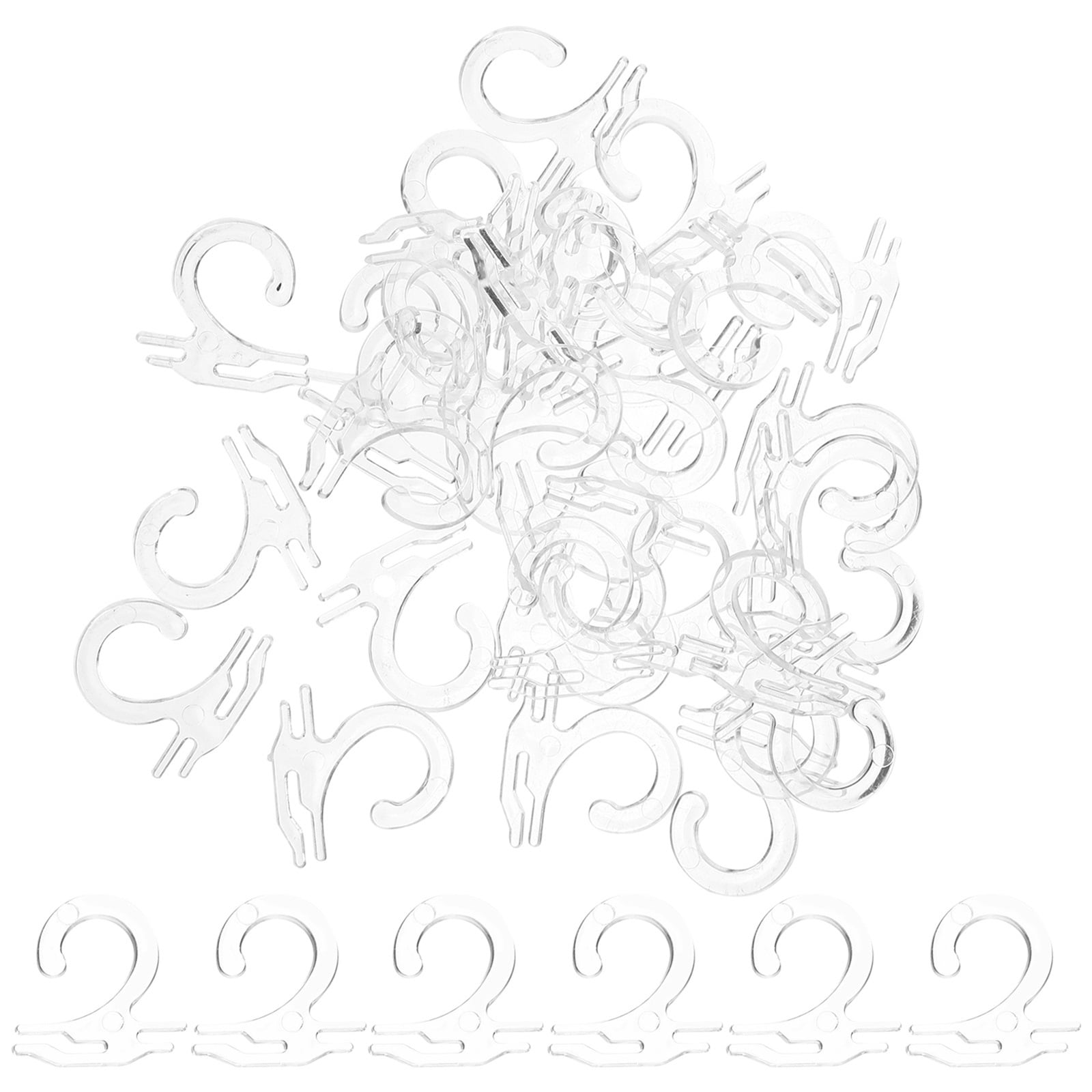 300 Pcs Retail Listing Hook Coat Hangers Sock Hanger Packaging Underwear Display Hanger Retail