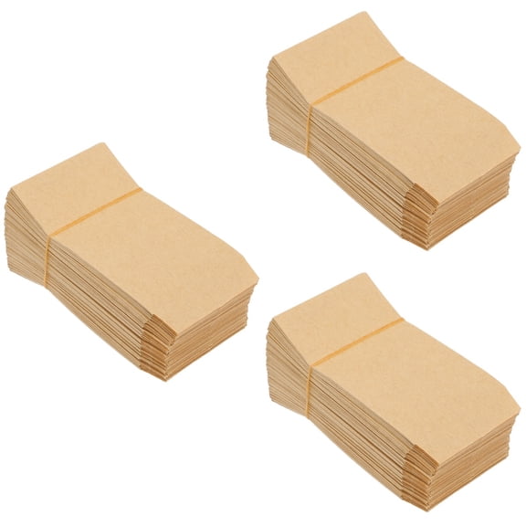 300 Pcs Seed Bag Corn Storage Holder Garden Portable Breeding Pouches Kraft Paper