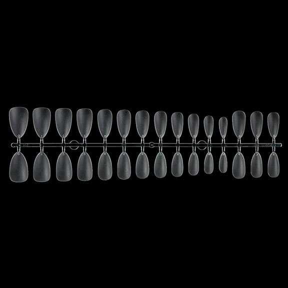 300 Pcs/Set Coffin Tips Full Cover Tips Almond Shaped False Tips Extensions Tips Art-Decor