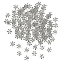300 Pcs Snowflakes Confetti Decorations,0.78 Inch Snowflake Glitter Confetti,Table Decorations,Small Snowflakes Ornaments Decor For Wedding,Birthday,Valentine'S Day,Diy Craft Home Winter Party,Silver
