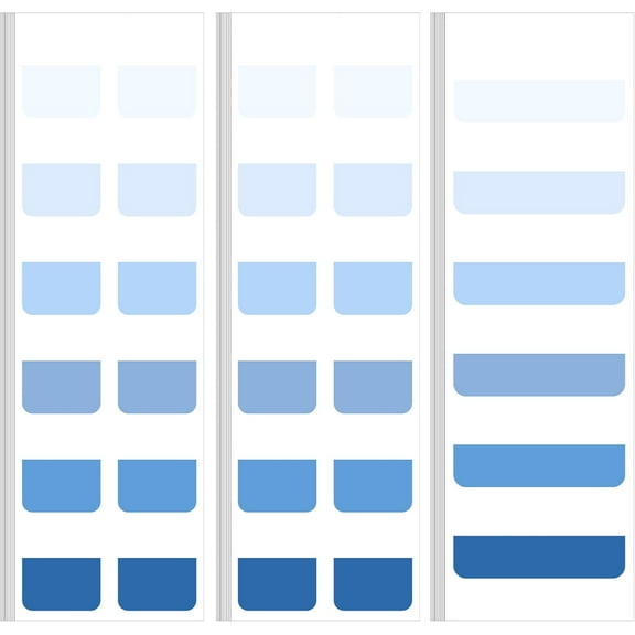300 Pcs Sticky Index Book Tabs Bible Tabs Gradient Repositionable Page Tab Labels for Notebooks File Classification(Blue)