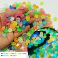 thumbnail image 1 of 300 Pcs Stone Glow in the Dark Pebbles Luminous Stones Rocks for Garden Aquariums Decor 300Pcs, 1 of 9