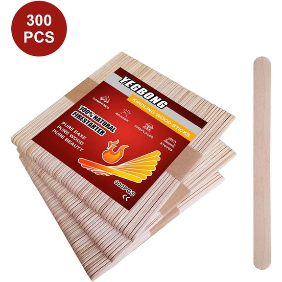 300 Pcs Stoves Wood Pits Fireplaces Fire Sticks for Wood Kindling Sticks Campfires Wood Tools & Home Improvement Grill Paper for Cooking