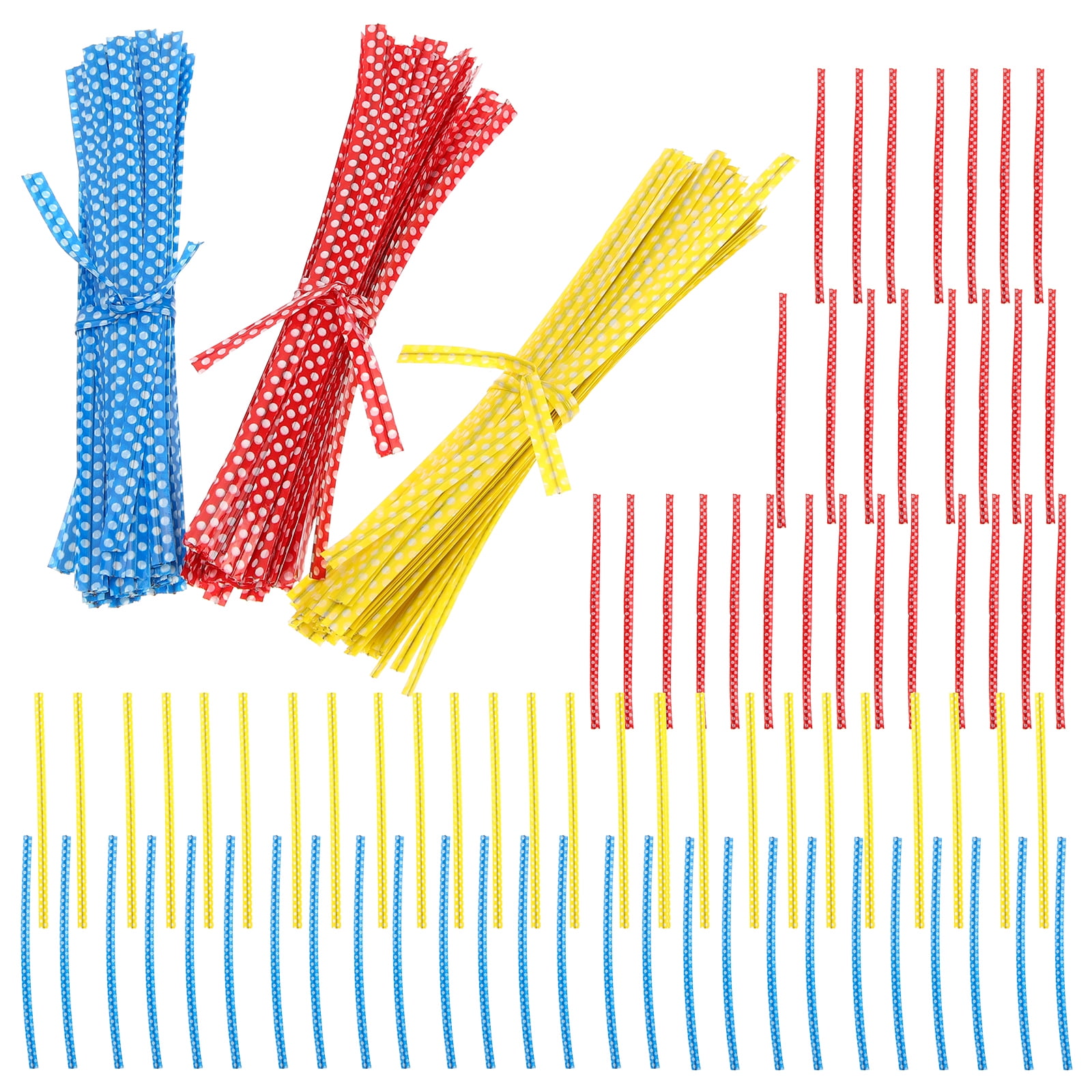 300 Pcs Tie Wire Sealing Strap Loaf Bread Twist Ties Candles Making