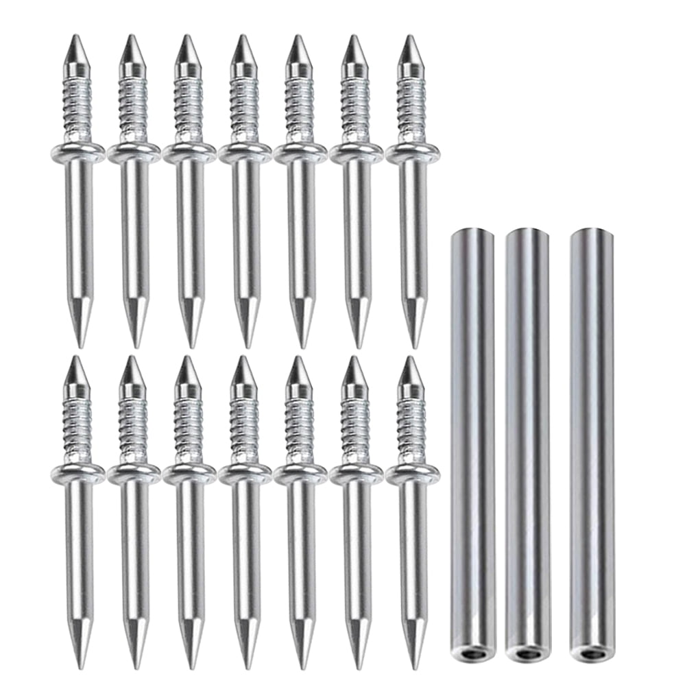 Leifggao 300pcs Furniture Nails Doublehead Skirting Thread Seamless Nail Skirting Board Nails