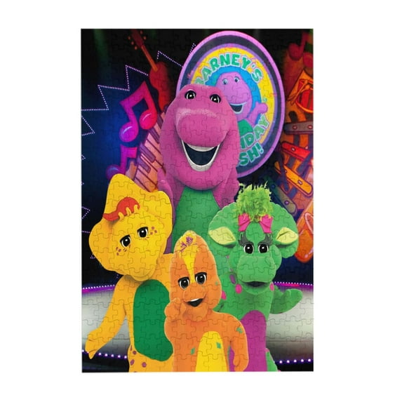 300 Piece Barney And Friends Jigsaw Puzzle for Adults Leisure Gift for Birthday Party Stress-Free Starter Puzzle for Adults Beginners