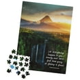 thumbnail image 1 of 300-Piece Calm Jigsaw Puzzle for Stress Relief, Waterfall Mountain, 1 of 9