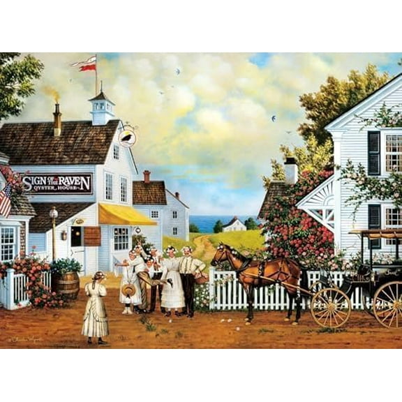 300 Piece Jigsaw Puzzle Charles Wysocki Fun Game Props Educational Toys Decompressing Intellectual challenging and Stimulating Puzzle Game, Wall Art Unique Gift.