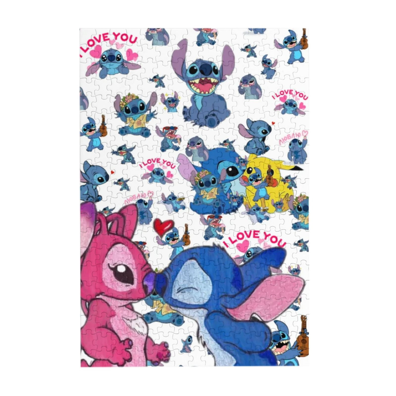 300 Piece Jigsaw Puzzle For Adults & Kids - Cute Stitch Puzzle For
