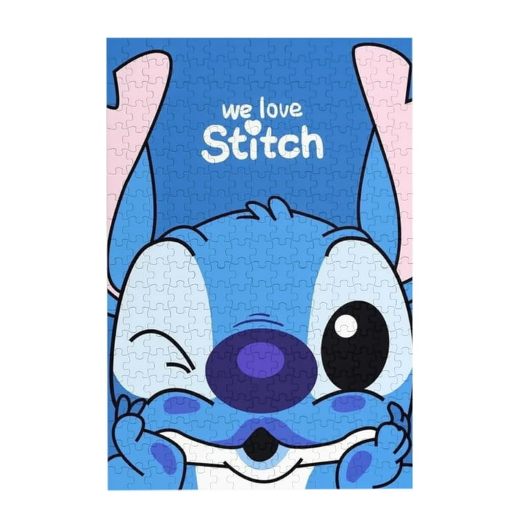 300 Piece Jigsaw Puzzle For Adults & Kids - Cute Stitch Puzzle For