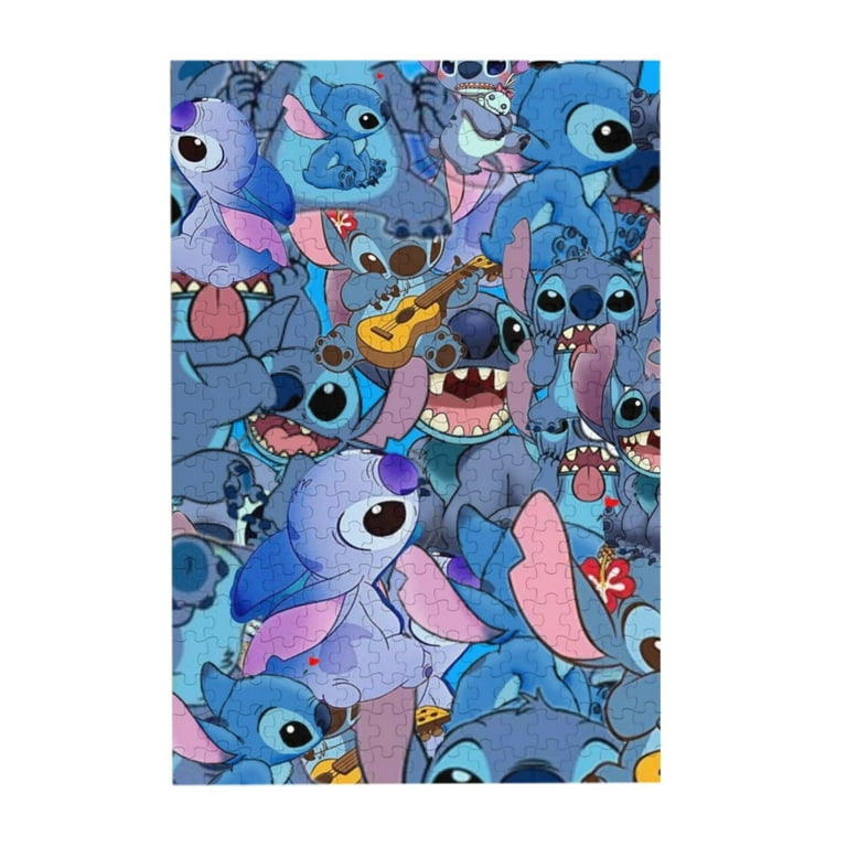 300 Piece Jigsaw Puzzle for Adults & Kids - Cute Stitch Puzzle for Boys Girls Puzzle Enthusiasts, Size: One Size